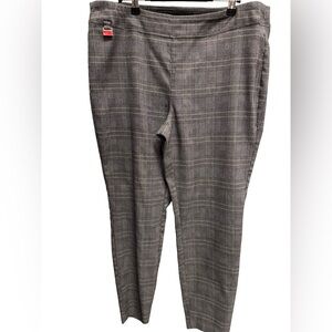 1127 / Sharagano Pull On Gray & Black Pants Women’s Size 16